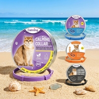 Collier apaisant OEM pour chats, collier aux phéromones longue durée, aide à calmer les chats pendant 60 jours, réduit le stress, l'anxiété et les bruits forts