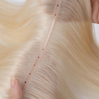 Extensions de cheveux naturels vierges européens, trame Genius Weft papillon en PU invisible, trame de cheveux sans couture, trame Balayage Skin Weft