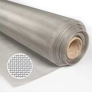 High quality 1-500mesh Stainless steel plain/twill/Dutch woven wire mesh screen filter mesh Metal Square Wire Netting Woven Mesh