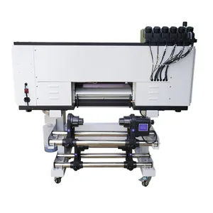High quality UV DTF printer machine 12 inch pet film printer 3 xp600 F1080a1 DTF printer with laminator