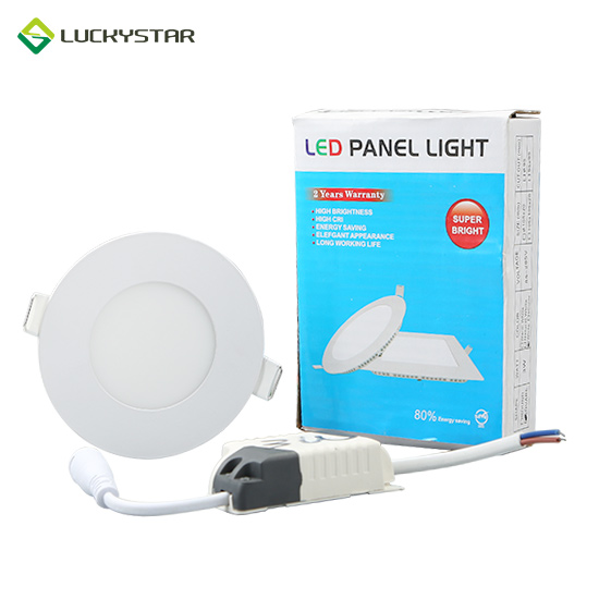 LUCKYSTAR высококачественный супер тонкий светящийся потолочный светильник 6 Вт IP20 по низкой цене от производителя, круглый светодиодный потолочный светильник для столовой