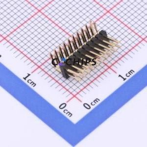 X1321WR-2x10J-C40D18 Pin Header Bent Lead Through Hole,P=1.27mm Connector 2x10P 1.27mm 1.27mm Pin Header - Product Image 1