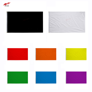 Wholesale 3*5 Ft 100% Polyester No Fade Plain <strong>Black</strong> White <strong>Red</strong> Orange <strong>Yellow</strong> Green Blue Purple Solid Color <strong>Flag</strong> - Product Image 2