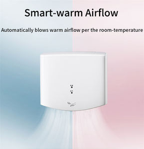 Sèche-mains mural à capteur ABS à grande vitesse Séchoirs rotatifs d'occasion automatiques pour usage domestique Meilleur sèche-mains électrique - Product Image 6