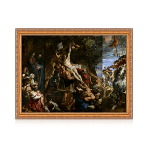 Reproducción Clásica en Lienzo al Óleo: Delilah de Peter Rubens, Cuadro Artístico de la Elevación de la Cruz - Product Image 4