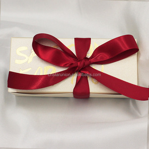 <strong>Rectangle</strong> New Simple Valentine' Day Gift Box Wedding Candy Favor Box <strong>Packaging</strong> with Ribbon Specially for You <strong>Chocolate</strong> Paper OEM - Product Image 6