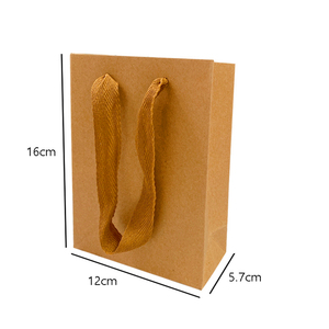 <span class=keywords><strong>Sac</strong></span> en papier <span class=keywords><strong>kraft</strong></span> avec logo personnalisé, fourre-tout de bonne qualité avec poignée, sacs personnalisés - Product Image 6