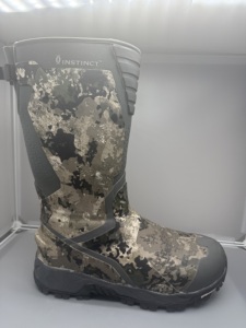 Stivali da Pioggia Alti in Gomma Mimetica per Caccia con Fodera in Neoprene, Cotone Termico e Funzione Impermeabile - Product Image 4