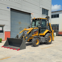 Backhoe Loader 4WD untuk Pengembangan Lokasi dan Pemindahan Tanah