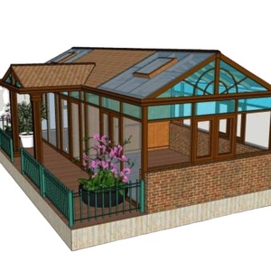 Fenêtre moderne en aluminium insonorisée à isolation thermique résistant au vent conception de pont <span class=keywords><strong>cassé</strong></span> pour la lumière du soleil de persienne de chambre à coucher - Product Image 1