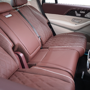 ชุดหุ้มเบาะรถยนต์แบบเต็มคันสำหรับ GLE400e -- สีมะฮอกกานี/สีเบจมาคคิอาโต้ - Product Image 4