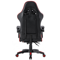 Chaise de gaming inclinable à dossier haut réglable, fauteuil de bureau économique en cuir, métal et PVC pour utilisateurs d'ordinateur, échantillon disponible