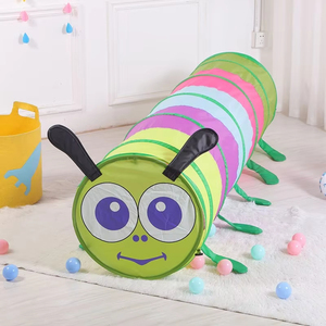 Nouvelle tente de jeu pliable pour enfants, <span class=keywords><strong>tunnel</strong></span> de jeu pour <span class=keywords><strong>bébé</strong></span>, <span class=keywords><strong>tunnel</strong></span> de jeu intérieur en jouet souple, <span class=keywords><strong>tunnel</strong></span> de jeu pour tout-petits - Product Image 4