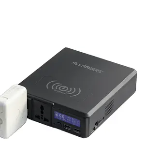 ALLPOWERS-cargador portátil de 100V, 120V, 220V, 230V, 154Wh/41600mAh, carga para teléfonos móviles/ordenador portátil/Dron/cámara/TV/proyector