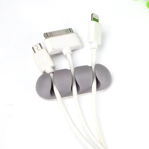 Organizzatore per Cavi a 3 Canali, Clip per Cavi USB da Scrivania, Supporto per Gestione Cavi - Product Image 3
