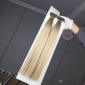 ผมต่อแบบเย็บมือ เกรดพรีเมียมยุโรป ยี่ห้อ Jasmine Beauty  แบบ Double Drawn Remy  จัดเรียงเกล็ดผม  ทำจากผมแท้ธรรมชาติ - Product Image 3