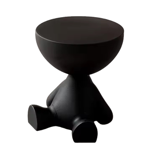 <span class=keywords><strong>Tavolino</strong></span> in plastica stile moderno con forma unica angolo di stoccaggio <span class=keywords><strong>tavolino</strong></span> da caffè risparmio di spazio per la casa soggiorno mobili - Product Image 4