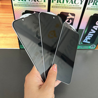 30 °   Film de protection d'écran en verre statique anti-espion pour iPhone 17 16 Pro Max 15 14 13 12 11, film antichoc d'usine