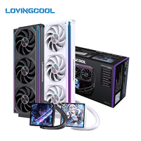 Refroidisseur liquide AIO LOVINGCOOL personnalisé avec emballage et logo, 240 mm 360 mm, refroidissement par eau avec écran de 4 pouces, roulement en céramique pour ordinateur