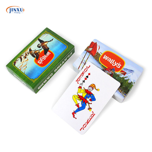 Cartes à jouer imperméables en sublimation avec boîte, impression recto verso, logo PVC, jeu de cartes en plastique personnalisé, impression de cartes à jouer au poker - Product Image 1