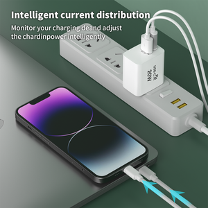 <span class=keywords><strong>Chargeur</strong></span> électrique intelligent PD 20W, <span class=keywords><strong>chargeur</strong></span> rapide pour téléphone portable, charge rapide avec technologie Type-C pour <span class=keywords><strong>prise</strong></span> standard américaine - Product Image 4