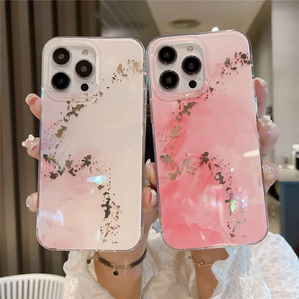 Plat desainer mewah wanita gadis merek IMD bling glitter aksesoris ponsel penutup belakang untuk anak perempuan iPhone 14 pro max case