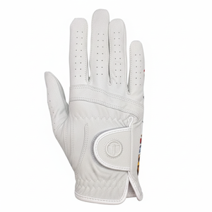 Guantes de golf para mano izquierda fabricados para golfistas diestros con enfoque en un agarre cómodo, confiable y duradero - Product Image 1