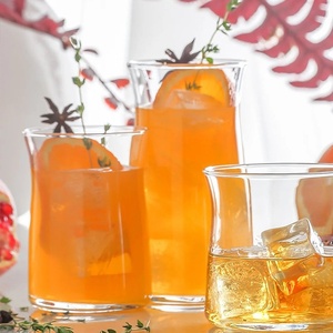 Bicchiere da <span class=keywords><strong>caffè</strong></span> latte e succhi di frutta LAV Reverse Mouth, stile INS, senza manico, moderno, per whisky e birra, in vetro, dalla Turchia - Product Image 2