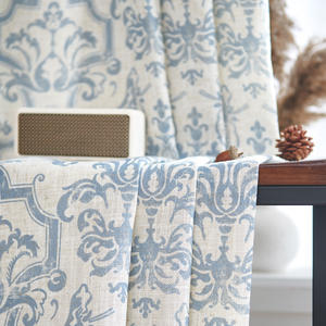 <span class=keywords><strong>Rideaux</strong></span> filtrants la lumière en mélange de lin, 2 pièces, style <span class=keywords><strong>baroque</strong></span>, brocart vintage - Product Image 6