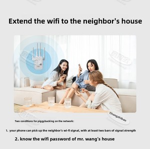 Amplificateur de signal WiFi avec six antennes, extension de réseau sans fil 802.11ac 300/1200 Mbps, booster - Product Image 3