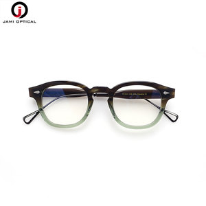 Monturas ópticas de acetato al por mayor, montura de gafas de alta calidad, monturas de gafas Unisex, gafas redondas de acetato - Product Image 1