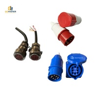 Pièces de gondole Zlp800, Prise et prises industrielles 16A avec 5/8/9 broches, Prise à cinq trous 5 broches pour boîtier électrique de plateforme suspendue