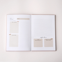 Carnets de notes A5 à couverture rigide et imprimée avec logo personnalisé pour journal d'affaires pour l'auto-croissance