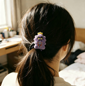 Chouchou en peluche personnalisé avec personnage de dessin animé mignon, figurine douce et rembourrée, élastique à cheveux, objet de collection, pour usage quotidien, souvenir, cadeau - Product Image 2