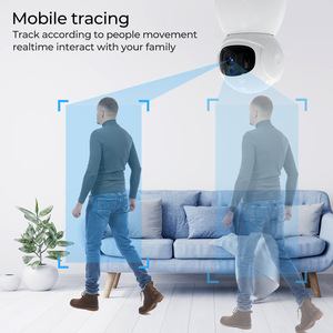 Caméra WiFi intelligente Graffiti 1080P panoramique à 360 degrés, caméra de sécurité domestique, stockage en nuage, surveillance à distance - Product Image 2