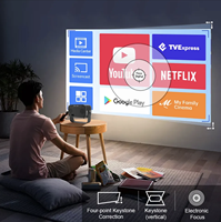 Mini Portable 5G wifi mignon petit Focus électronique Smart Android 9.0 système grand écran projecteur de cinéma maison