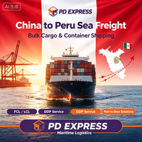 Transitaire Chine-Perou, fret maritime et aérien, DDP, livraison porte-à-porte, service d'agent logistique