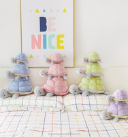 Metoo – oreiller en peluche de tortue Super doux, peluche de tortue Kawaii, jouet doux pour l'heure du coucher, Anime, jouets en peluche personnalisés, cadeau