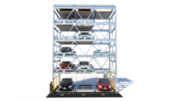 Sistema de Estacionamiento Vertical Mecánico Inteligente para Autos, Tipo Carrusel, con Capacidad de 2000 kg