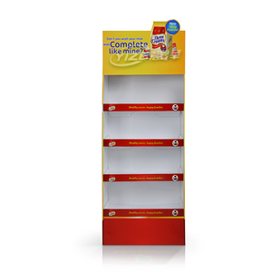 Karton Lipat Kustom untuk Stand <span class=keywords><strong>Display</strong></span> untuk Iklan Supermarket Permen & Cokelat Ritel - Product Image 5
