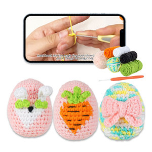 Crochet <b>Kit</b> for Beginner Crochet Stater <b>Kit</b> with Step-by-Step Tutorials for Adults and Kids <b>Easter</b> Decoration DIY Knitting - Product Image 6