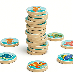 Personalized Factory Custom Printed Paper Board Game OEM Educational Cognitive Table Game Portable Wholesale for Travel - Product Image 3