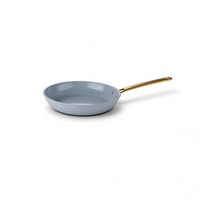 Ensemble de 9 casseroles en aluminium gris antiadhésives avec revêtement céramique, forgées, compatibles gaz et induction, avec couvercles