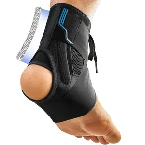 Ankle Brace Maximum Metal Support For Men Women Compression Foot Support For Sprained Ankle Plantar Fasciitis