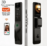Serrure de porte intelligente 2026 Tuya Wifi avec empreinte digitale, caméra intégrée et sécurité numérique pour la maison