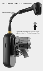 XTUGA M-03 Micrófono Inalámbrico Instrumental de Pinza UHF <span class=keywords><strong>para</strong></span> Saxofón y Guitarra con Garantía de 1 Año - Product Image 4