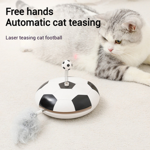 FishPrincess Chat Football Ballon De Football Électrique Interactif Automatique Teaser Jouet chat Jouets pour Chats D'intérieur - Product Image 3