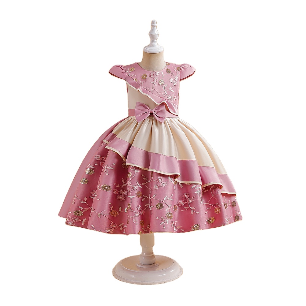 Kids Girl Striped Dresses Christmas Flower Girl Party Children Clothes for  2 6 8 10 Years Old Girls Gown Dress| Alibaba.com