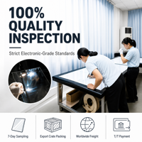 Kaca Elektronik Ultra Tipis Soda Lime 0.7mm untuk Substrat Panel Display dan Lapisan Penutup Grosir