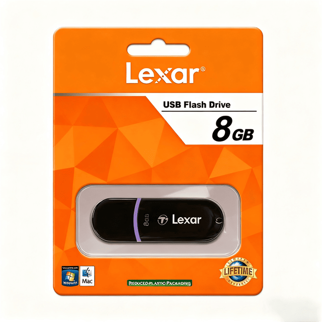 Custom Blister Packaging for USB Flash Drives Wholesale Cardboard Backing and Clear Plastic Window for Products Retail Display